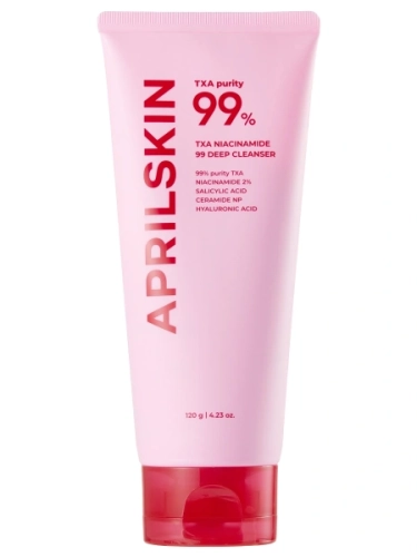 Осветляющая пенка для умывания APRILSKIN TXA Niacinamide Toning Shot 99 Deep Cleanser 120г