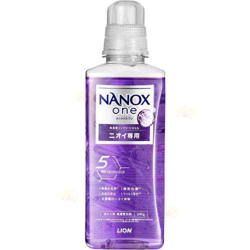 Lion Top Nanox One Odor Гель для стирки цветного белья, суперконцентрат 640 г