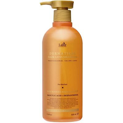 Lador Dermatical Hair-Loss Shampoo For Thin Hair Укрепляющий шампунь для тонких волос 530мл