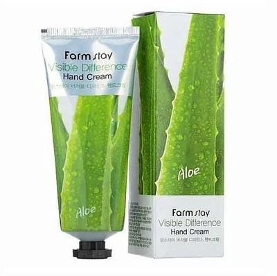 Farmstay Visible Difference Hand Cream Крем для рук с экстрактом алоэ 100 г