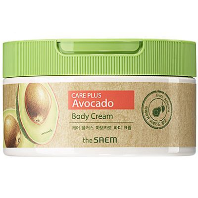 The Saem Care Plus Avocado Body Cream Насыщенный сливочный крем для тела с Авокадо 300мл