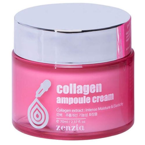Jigott Zenzia Collagen Ampoule Cream Ампульный крем с коллагеном 70мл
