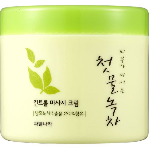 Welcos Green Tea Fresh Cleansing Cream Очищающий крем с экстрактом зеленого чая 300г