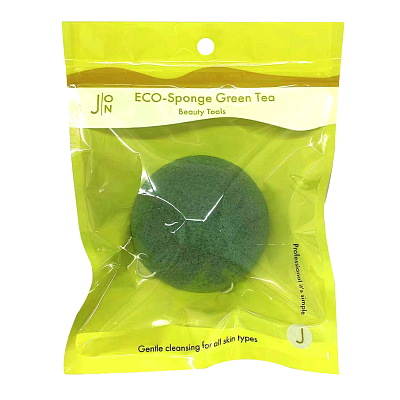 J:on ECO-Sponge Green Tea Спонж конняку Зеленый чай