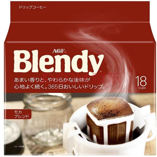 AGF Blendy Mocha Blend Кофе в дрип-пакетах со сладковатым ароматом и мягким вкусом 18шт*7г
