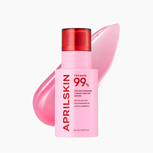 Осветляющая сыворотка с микроиглами и ниацинамидом APRILSKIN TXA Niacinamide Toning Shot 99 Serum 30
