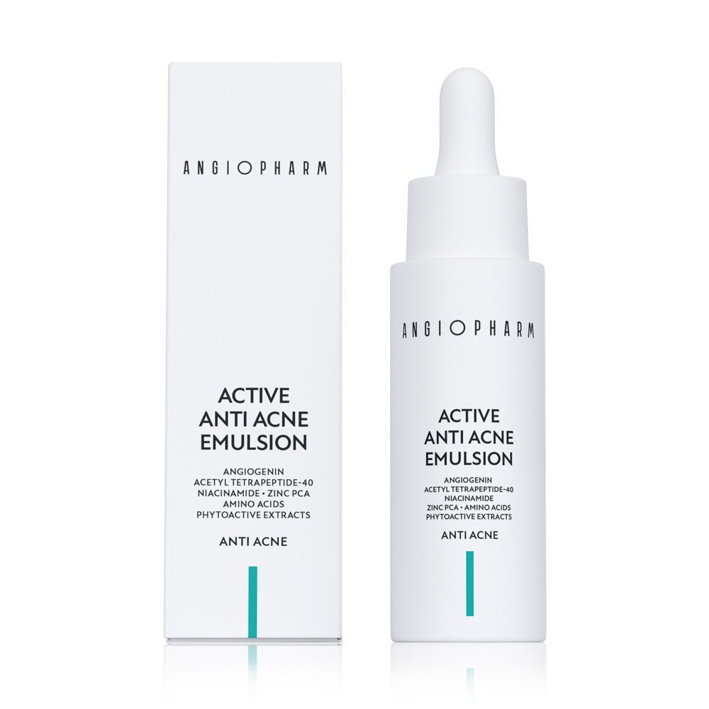 Активная эмульсия для проблемной кожи Ангиофарм Active Anti Acne Emulsion