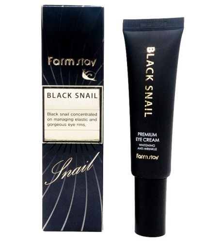 Farmstay Black Snail Premium Eye Cream Премиальный крем для глаз с муцином черной улитки УЦЕНКА 50мл