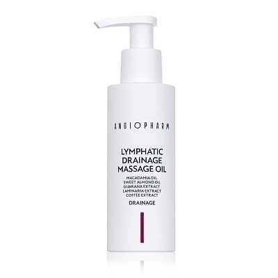 Лимфодренажное массажное масло для лица Ангиофарм Lymphatic Drainage Massage Oil 100мл