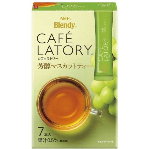 AGF Blendy Cafe Latory Черный чай с мускатом и бузиной 6.5г*7шт