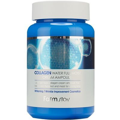 Farmstay Collagen Water Full Moist Cream Ampoule Ампульный крем для лица с коллагеном 250мл