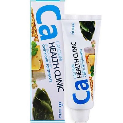 Mukunghwa Calcium Health Clinic Зубная паста с кальцием для профилактики кариеса 100г