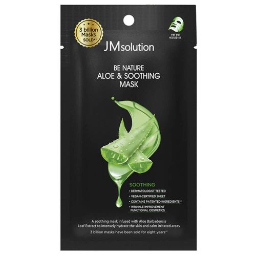 Тканевая маска с экстрактом алоэ JMSolution Be Nature Aloe & Soothing Mask 24мл