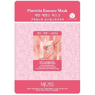 Mijin Placenta Essence Mask Маска тканевая с плацентой 1шт