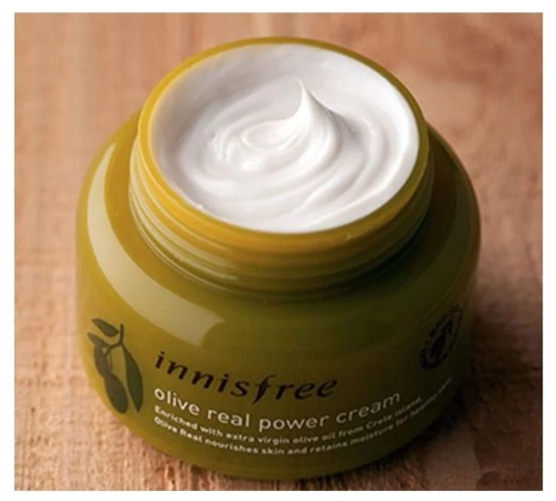 Innisfree Olive Real Power Cream Увлажняющий крем с оливой 50мл фото 2