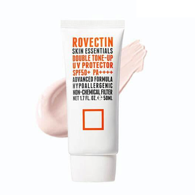 Rovectin Skin Essentials Double Tone-up UV Protector Солнцезащитный крем SPF50+PA++++ 50мл