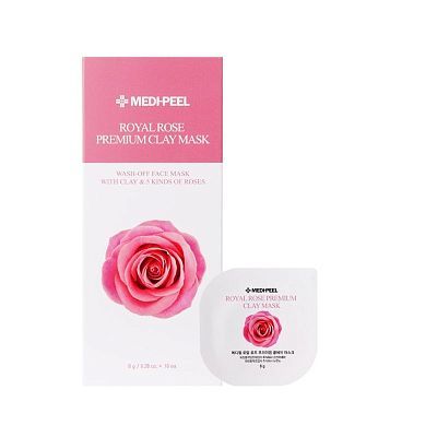 Medi-Peel Royal Rose Premium Clay Mask Глиняная маска для очищения пор с розой 8г