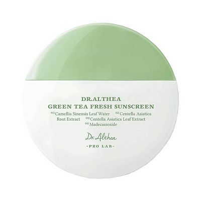 Успокаивающий солнцезащитный крем Dr. Althea Green Tea Fresh Sunscreen SPF50+ PA++++ 45мл