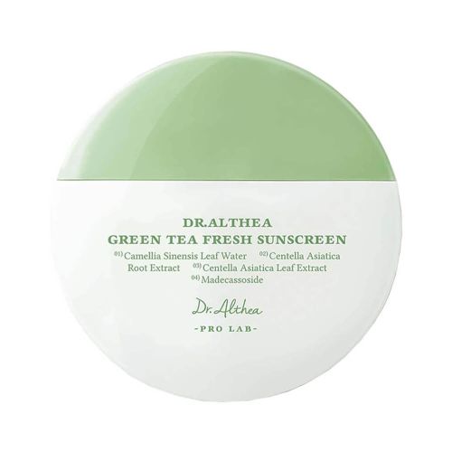 Успокаивающий солнцезащитный крем Dr. Althea Green Tea Fresh Sunscreen SPF50+ PA++++ 45мл