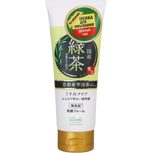 Cosmetex Roland Loshi Green Tea Facial Foam Пенка для умывания с зеленым чаем 120г
