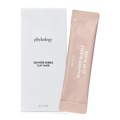 Phykology Seaweed Bubble Clay Mask Кислородная глиняная маска с водорослями 5г