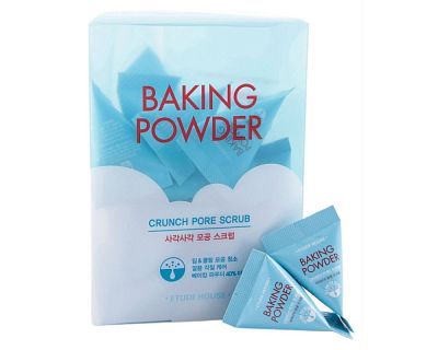 Etude House Baking Powder Crunch Pore Scrub Скраб для лица с содой в пирамидках 24шт