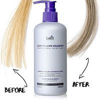 Lador Anti Yellow Shampoo Шампунь оттеночный против желтизны волос 300мл УЦЕНКА