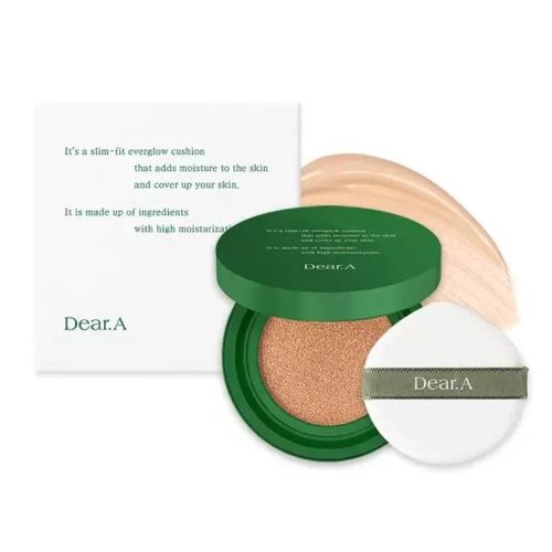 Dear.A Slim Fit Everglow Cushion Невесомый тональный кушон SPF30+ PA++ 10 г УЦЕНКА