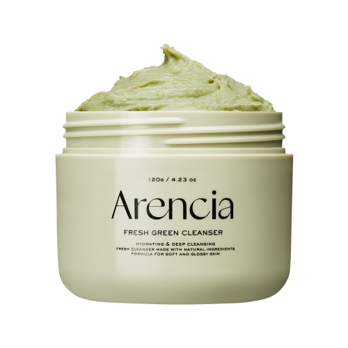 Пенка для глубокого очищения с зелёным чаем и центеллой Arencia Fresh Green Cleanser 120г