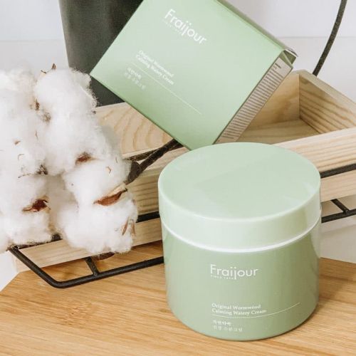 Fraijour Original Herb Wormwood Calming Watery Cream Легкий увлажняющий крем с полынью 100мл фото 4