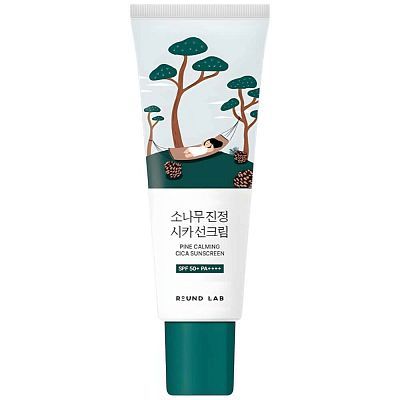Солнцезащитный крем с сосной и центеллой ROUND LAB Pine Calming Cica Sunscreen SPF50+ PA++++ 40мл