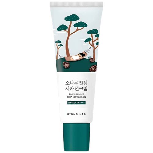 Солнцезащитный крем с сосной и центеллой ROUND LAB Pine Calming Cica Sunscreen SPF50+ PA++++ 40мл