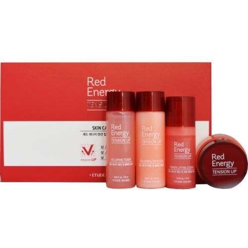 Etude House Red Energy Skin Care Special Set Набор антивозрастной с экстрактом малины 25мл*2/10мл*2