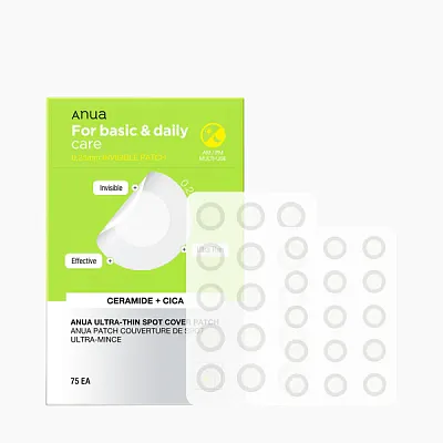 Ультратонкие патчи против воспалений Anua Ultra-Thin Spot Cover Patch 10мм*30шт, 12мм*45шт