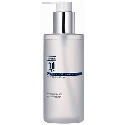 CUSKIN CU: VITAMIN U Oil To Foam Cleanser Двухфазное масло-пенка для очищения с витамином U УЦЕНКА