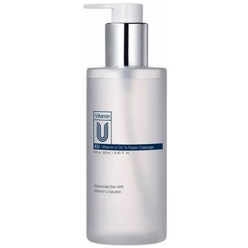 CUSKIN CU: VITAMIN U Oil To Foam Cleanser Двухфазное масло-пенка для очищения с витамином U УЦЕНКА
