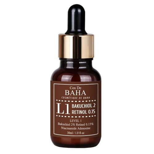 Омолаживающая сыворотка с бакучиолом и ретинолом Cos De BAHA Bakuchiol & Retinol Serum 30 мл УЦЕНКА