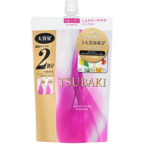 Shiseido Tsubaki Volume Шампунь для придания объёма с маслом камелии 660мл