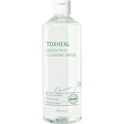 Esthetic House Toxheal Green Mild Cleansing Water Средство для снятия макижа 530мл УЦЕНКА