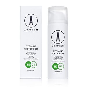 Азелаиновый крем для чувствительной кожи Ангиофарм Azelaine Soft Cream 50 мл