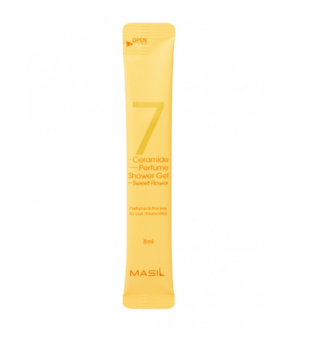 Гель для душа с керамидами (Малина и Жасмин) Masil 7 Ceramide Perfume Shower Gel Sweet Flower 8мл