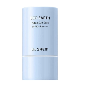 The Saem Eco Earth Aqua Sun Stick Увлажняющий солнцезащитный стик SPF 50+ PA++++ 22 г