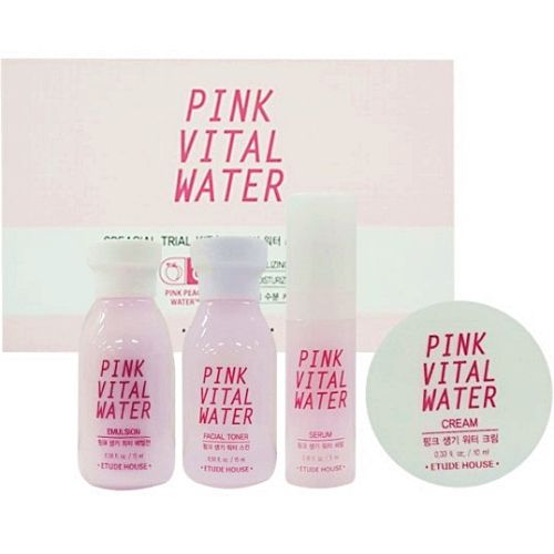 Etude House Etude House Pink Vital Water Special Trial Kit Набор увлажняющий 15мл/5мл/15мл/10мл