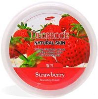 Deoproce Natural Skin Strawberry Nourishing Cream Крем для лица и тела на основе Клубники 100г
