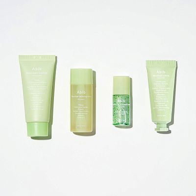 Успокаивающий набор миниатюр  ABIB  Heartleaf Calming Trial Kit 30мл+30мл+15мл+20мл