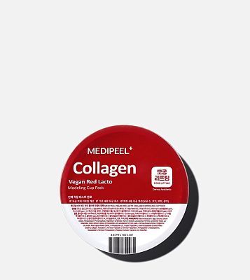 Восстанавливающая альгинатная маска Medi-Peel Vegan Red Lacto Collagen Modeling Cup Pack 28г УЦЕНКА