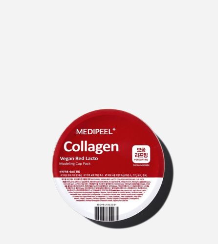 Восстанавливающая альгинатная маска Medi-Peel Vegan Red Lacto Collagen Modeling Cup Pack 28г УЦЕНКА