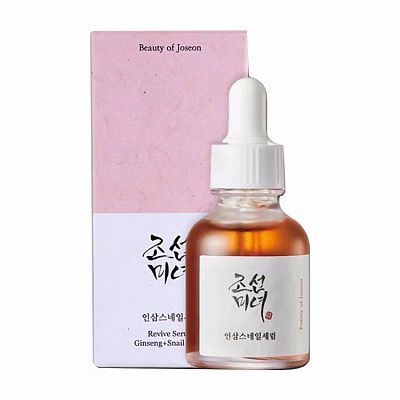 Beauty of Joseon Revive Serum: Ginseng+Snail Mucin Восстанавливающая сыворотка с женьшенем и улиткой