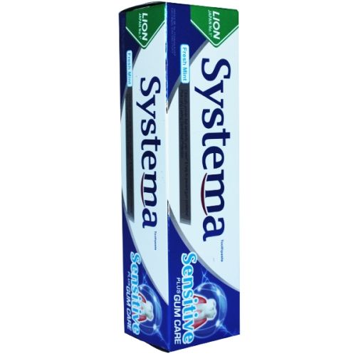 Lion Systema Sensitive Plus Gum Care Зубная паста для чувствительных зубов (свежая мята) 100г