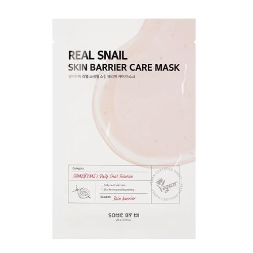 Some By Mi Real Snail Skin Barrier Care Mask Маска тканевая восстанавливающая с муцином улитки 20мл